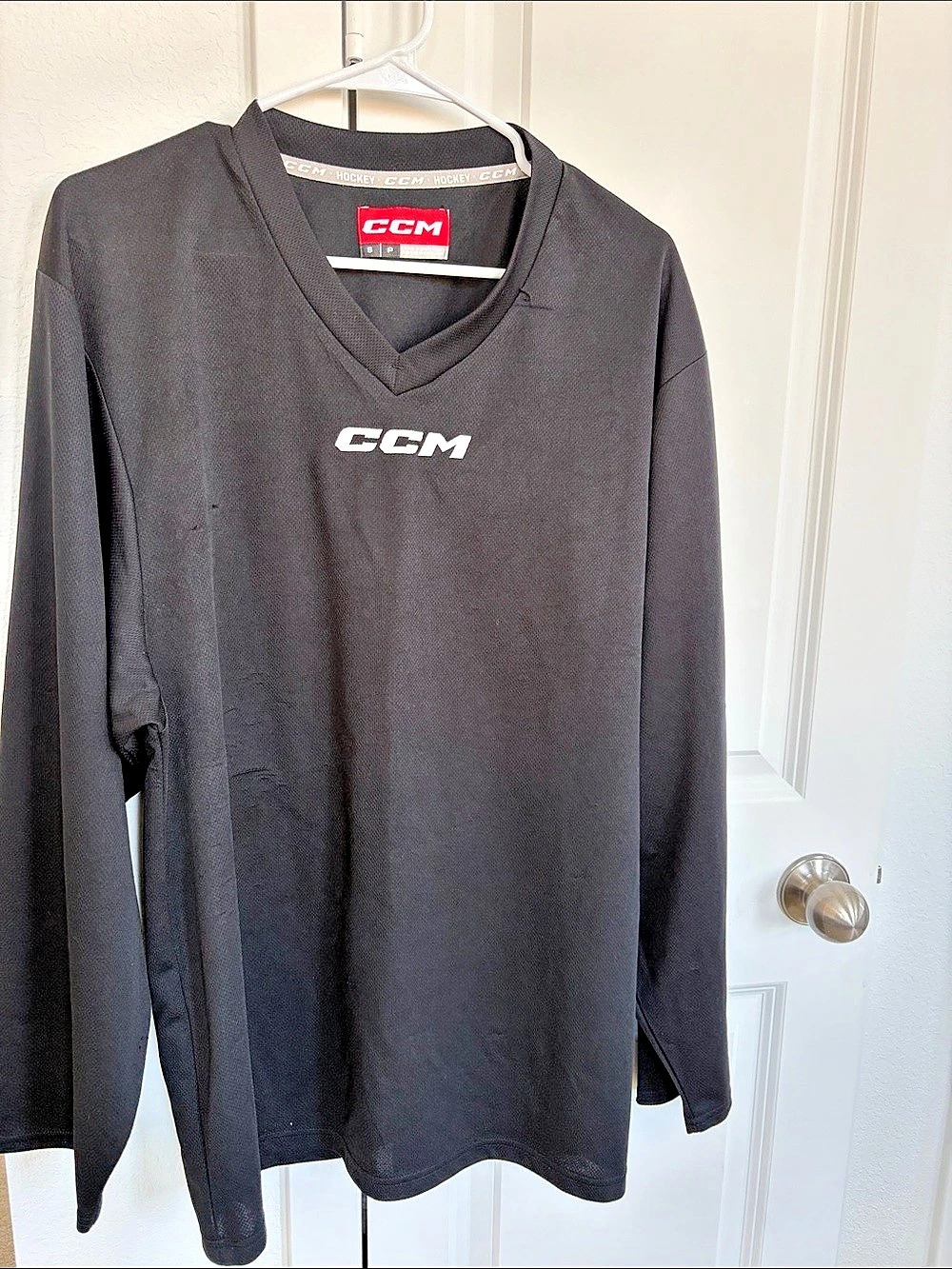 CCM Hockey Jersey Black Size Small